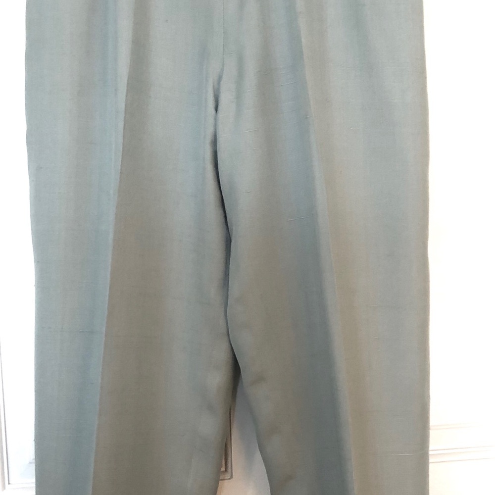 Tweeds Silk Dupioni cigarette pants
